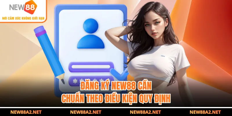 Đăng ký NEW88 cần chuẩn theo điều kiện quy định