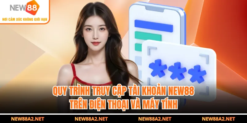 Quy trình truy cập tài khoản NEW88 trên điện thoại và máy tính